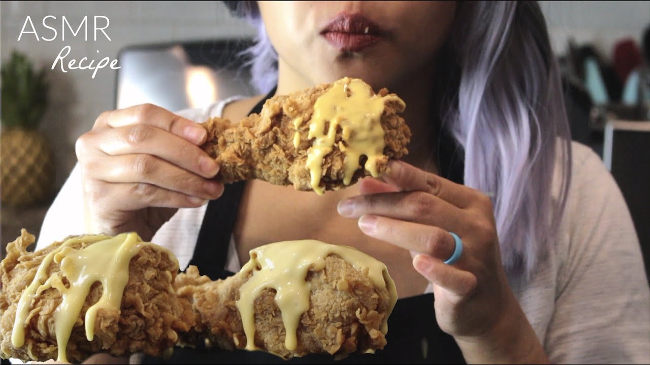 POPULAR ASMR FOOD FRIED CHICKEN CHEESE SAUCE Recipe RELAXING POPULAR ASMR FOOD FRIED CHICKEN CHEESE SAUCE Recipe RELAXING