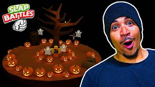 VAZOU! Novas imagens do Novo mapa do Slap Battles Halloween!