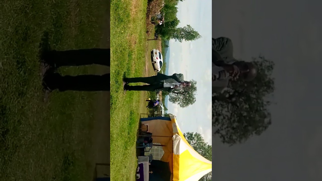 Pastor Philemon Kirui at the funeral olbutyo.