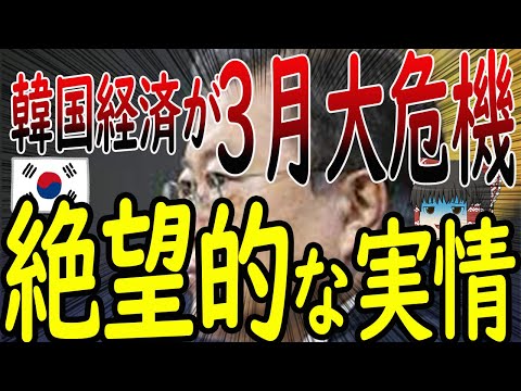 【国家破産レベル...】『もはや打つ手はない...』韓国経済が致命的な打撃を受け、絶望的な状況に...【ゆっくり解説】