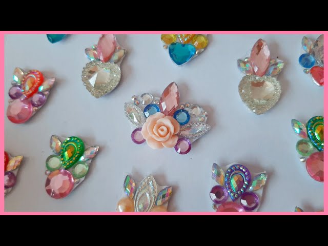 EZ Strokes Face Gem Fairy Flower Clusters Bling 4 pc. Bling