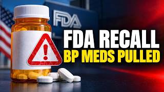 Blood Pressure Medication RECALLED Nationwide — Check Your Bottle NOW