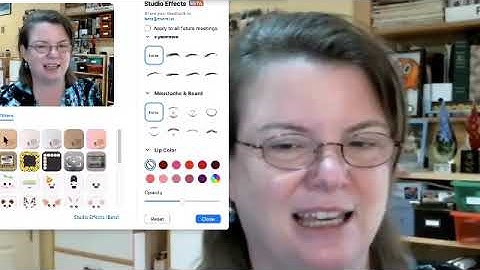 Virtual makeovers with Zoom Studio Effects