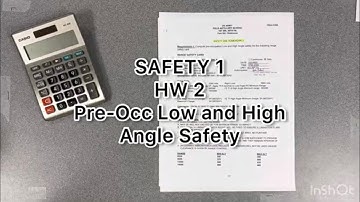 Safety 1, HW 2, Pre-Occ Low and High Angle Safety (M795/M232A1)