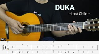 DUKA - Last Child - Fingerstyle Guitar Tutorial   TAB & Lyrics