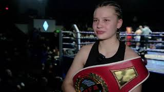 Елизавета Токарева рассказала, кто поддержал ее в дебютном бою