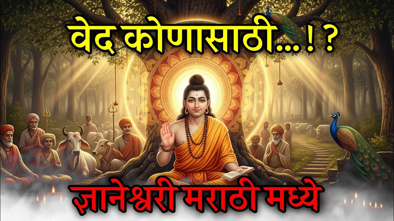 वेद कोणासाठी…!?? 🤔| ज्ञानेश्वरी 🌺| Dnyaneshwari🌸 | Sant Dnyaneshwar | 