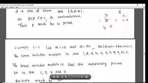 Calicut University - Sem 1 - Core Mathematics - Congruence - Part 17.