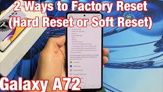 Galaxy A72: How to Factory Reset (2 Ways- Hard Reset or Soft Reset) screenshot 4