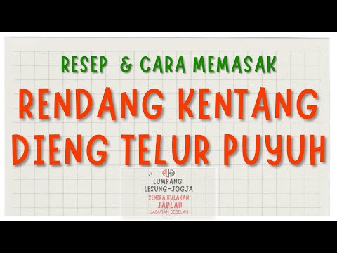 Rendang Telur Puyuh Mix Kentang