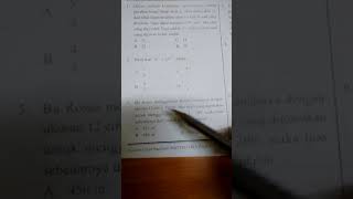 Uji Coba Ujian Nasional I (Matematika - SMP) 2