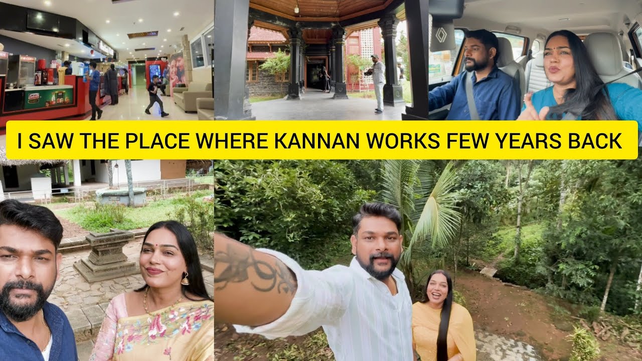 I saw the place where Kannan working few years back.... Kannan came my shooting place #seemavineeth 