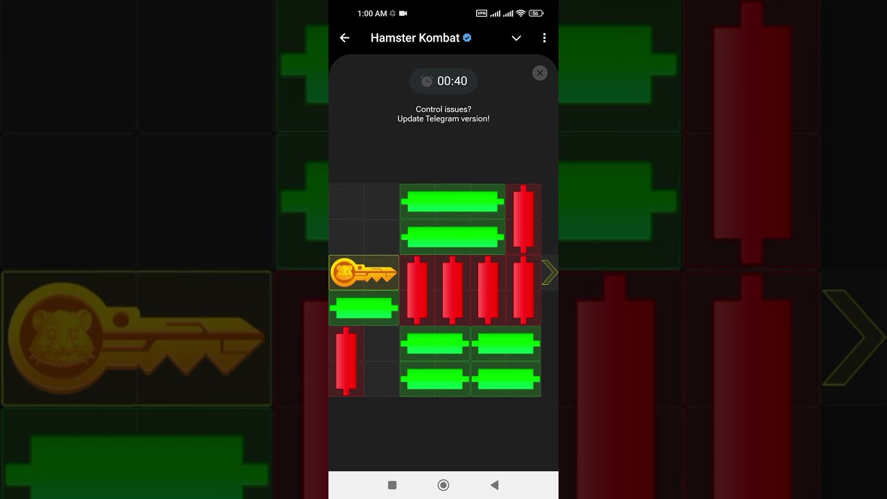 21 October Hamster kombat mini game solved