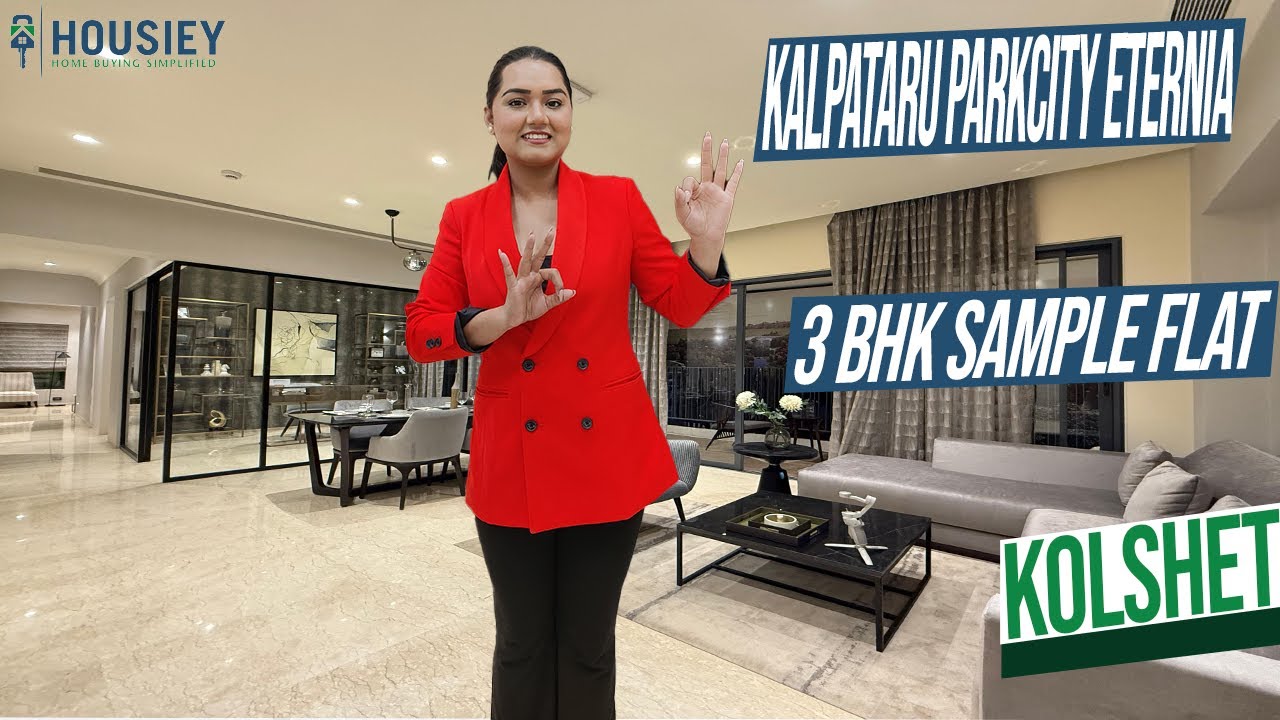 Kalpataru Parkcity Eternia [2025]| 3 BHK Sample Flat Tour | Kalpataru Kolshet Road Thane