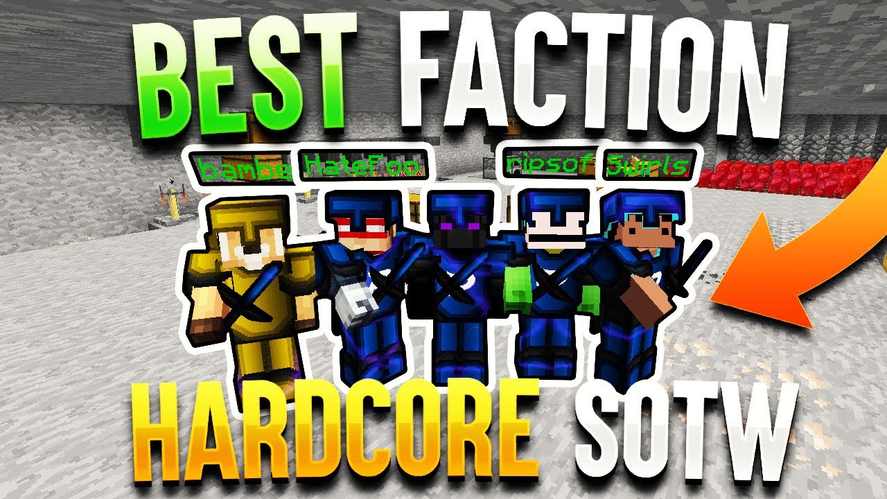 HOW THE BEST FACTION PLAYS HARDCORE SOTW... *RUSH SOTW* | Minecraft HCF