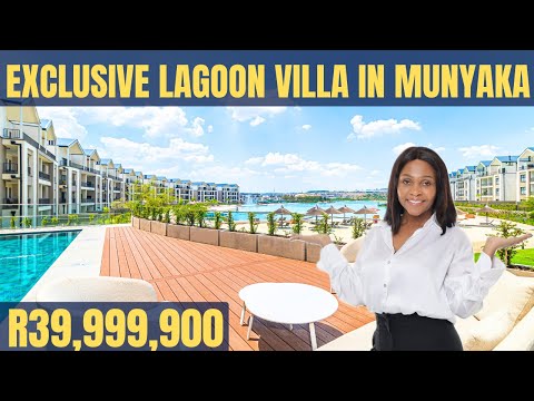EXCLUSIVE R39,999,900 SIX Bedroom,LAGOON view Villa in Munyaka Estate