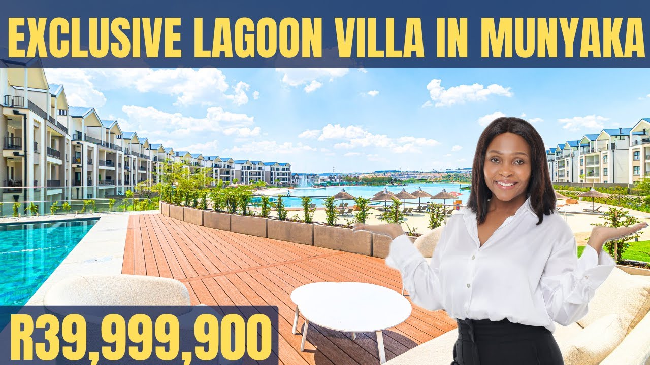 EXCLUSIVE R39,999,900 SIX Bedroom,LAGOON view Villa in Munyaka Estate