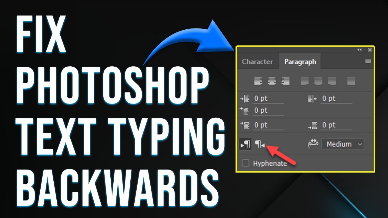 Typing Photo Text How To Fix Photoshop Text Typing Backwards (Why Is Photoshop Text ...