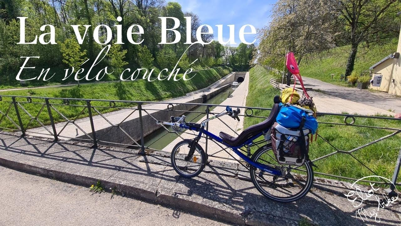 La voie Bleue en vélo couché - Eliotmybike
