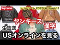 【Supreme】USオンラインを見る！2022FW Week11