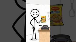 “2 Minute Maggi → Full Disaster 🤣 |Cooking Gone Wrong!”#comedyvideo#maggi#cookingdisaster