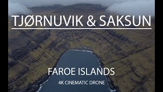 Faroe Islands - Tjornuvik Saksun 4K Cinematic Drone