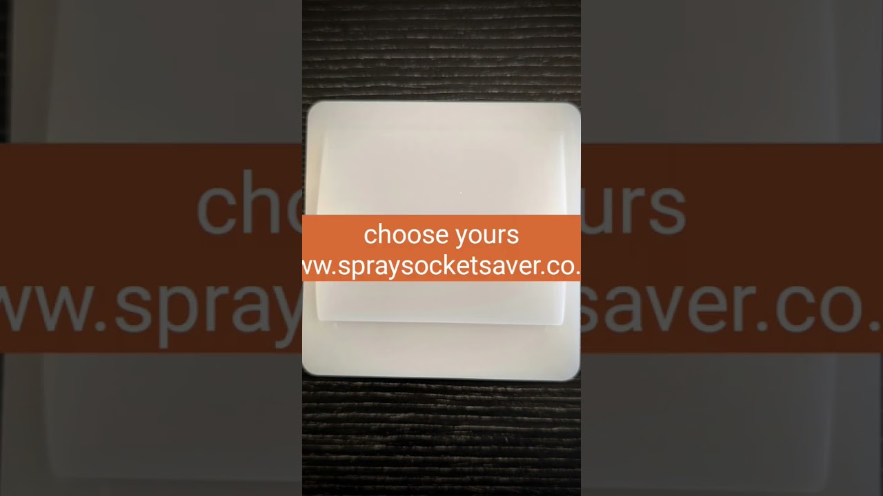 2 types of Socket Savers. square & bevelled edge. 