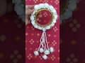 DIY Flower Bangle Tutorial | হাতে তৈরি ফুলের বালা ❤️#Shorts
