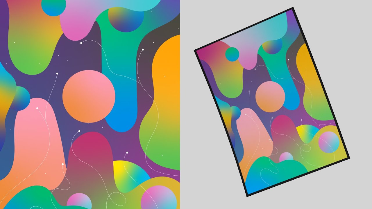 Tutorial | Colour Abstract | Adobe Illustrator - YouTube