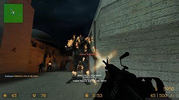 Counter Strike Source Zombie Horde Boss Fight on Dust 2