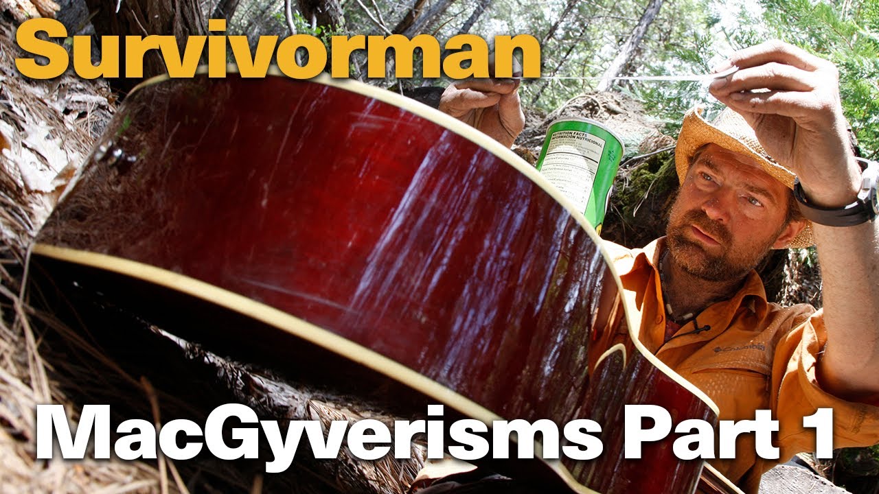 SURVIVORMAN MACGYVERISMS | LES STROUD'S CRAZIEST BUILDS! | PART 1