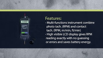 BESANTEK BST-TKM05 Laser Photo/Contact Tachometer