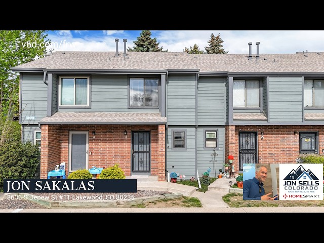 3636 S Depew St #11 Lakewood, CO 80235 - YouTube