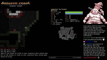 Dungeon Crawl Stone Soup With Game Sounds! - Halfling Skald - Part 1