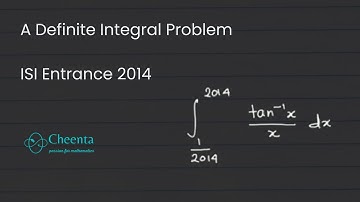 Definite Integral Problem | ISI B.Stat - B.Math Entrance 2014 | Objective Problem 5