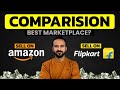 Amazon vs flipkart  best marketplace for new sellers in 2024  ecommerce business for beginners