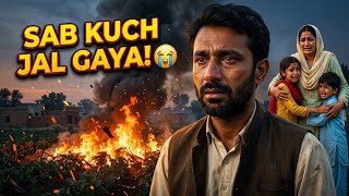 Ek Aag Ne Ghareeb Kisaan Ki Zindagi Badal Di 😭💔 | Emotional Pakistani Family Story