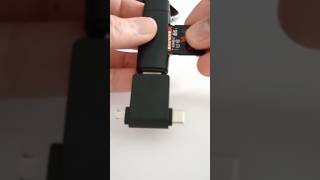 Using SD Card on Android Phone with 2-in-1 Card Reader and microUSB &amp; USB-C multi adapter #shorts
