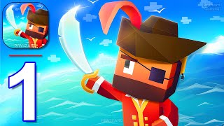 Blocky Pirates - Gameplay Walkthrough Part 1 - Sail Seas, Find Treasure (iOS, Android) screenshot 5