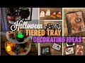 Halloween Tiered Tray Decorating Ideas