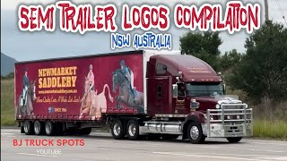 Semi Trailer Logos Compilation NSW Australia #trucks 
