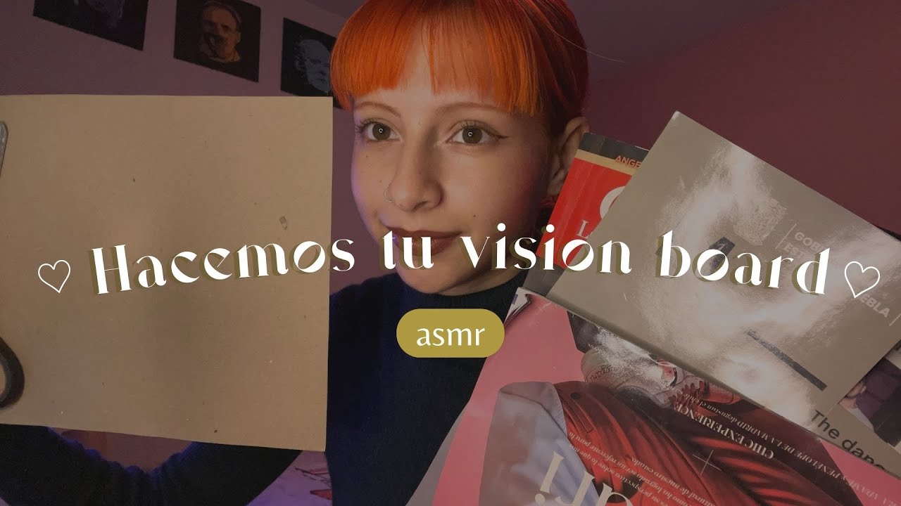 [ASMR roleplay] Hacemos tu vision board para el 2026 ♡