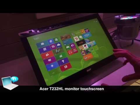 Acer T232HL monitor touchscreen