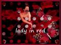 Lady in red with lyricchris de burgh