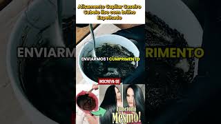 Alisamento Capilar Caseiro Cabelo liso com Brilho Espelhado