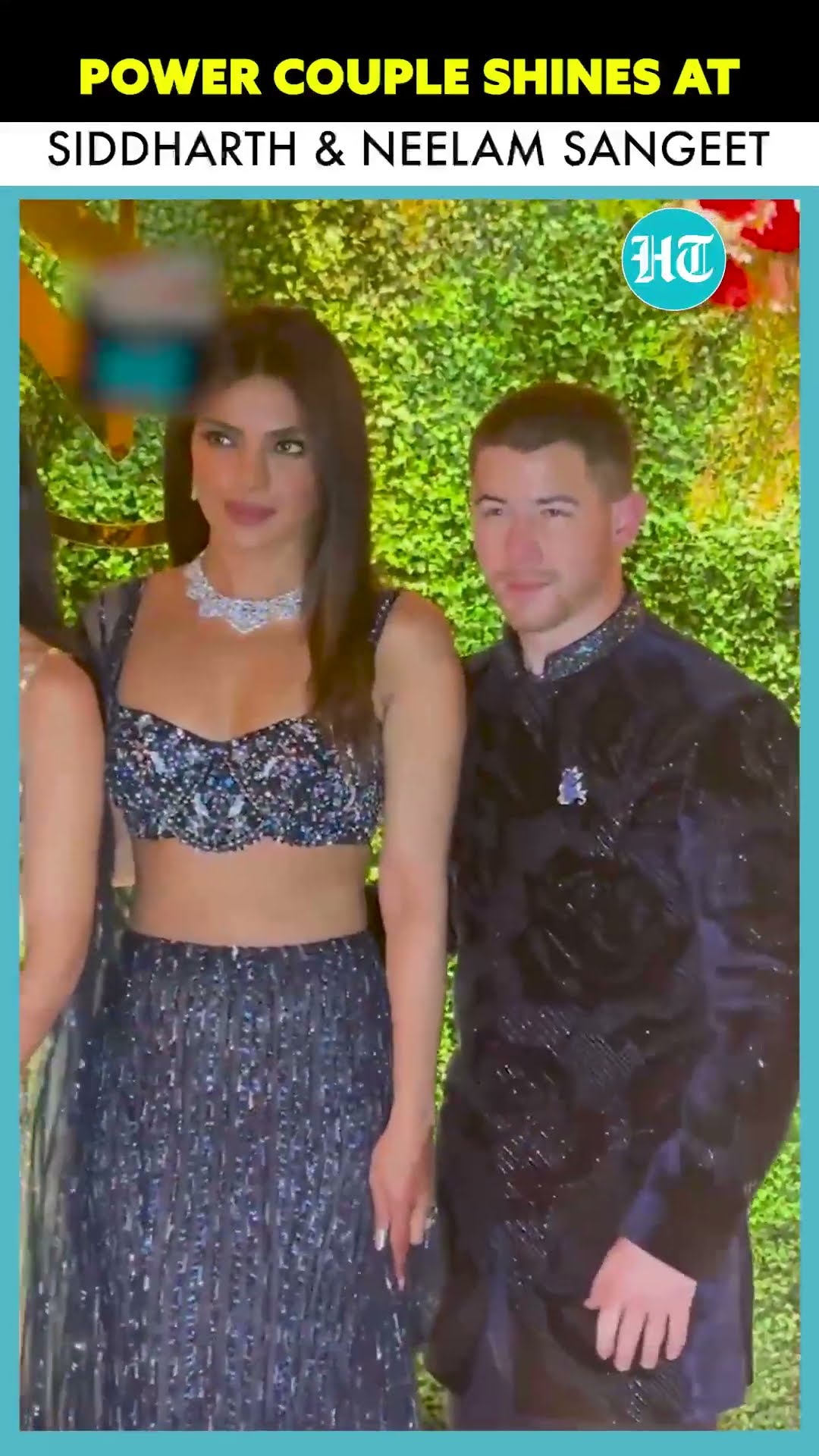 Priyanka Chopra \u0026 Nick Jonas Attend Siddharth Chopra \u0026 Neelam Upadhyaya's Sangeet In Style