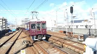 【フルHD】阪急電鉄神戸線7000系(特急) 園田(HK05)駅通過 6