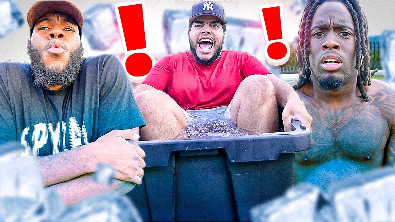 I CHALLENGED KAI CENAT AND CHRISNXTDOOR TO A ICE BATH