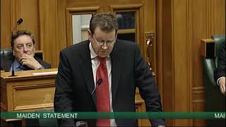 Maiden Speech - Grant Robertson 9 December 2008
