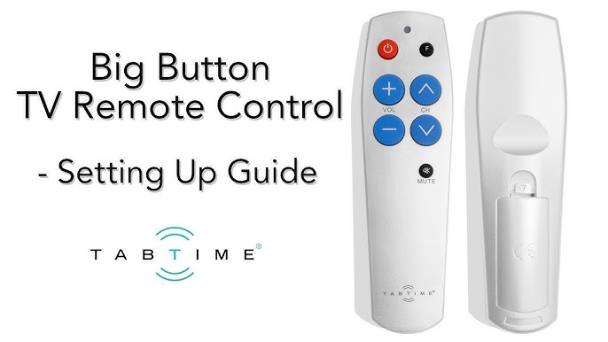 Big Button TV Remote - Mitchell & Brown TV